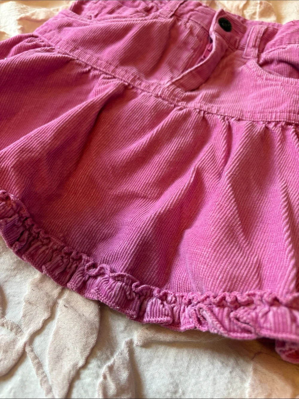 The Children's Place Pink Corduroy Skirt-Style Shorts